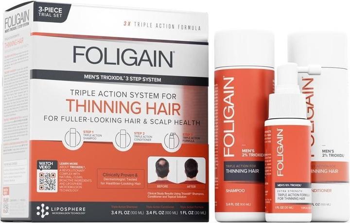 Actual product image Foligain Travel Anti-Hair Loss Triple Action (230 ml)