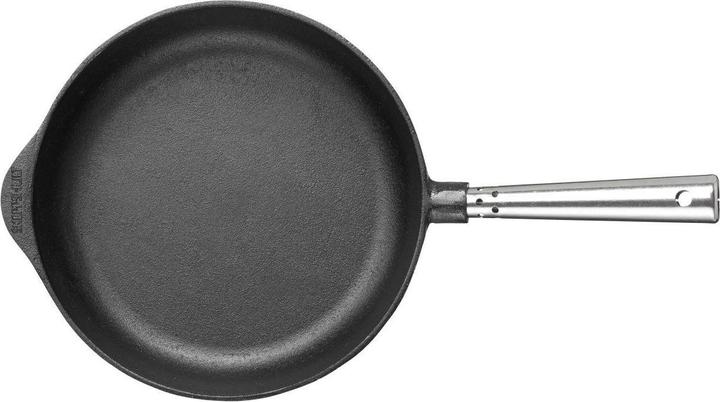 Actual product image Skeppshult Cast Iron Serving Pan Steel Handle (24 cm, Frying pan, Cast iron)