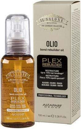 Actual product image Il Salone Milano Professional Plex Rebuilder Keratin Hair Oil for Bleached, Colored, Treated Hair 3. (100 ml)
