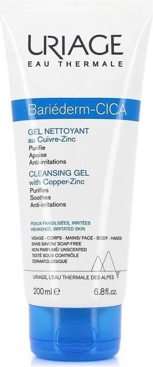 Image du produit Uriage Bariéderm Cica-gel (nouveau) gel (Gel nettoyant, 200 ml)