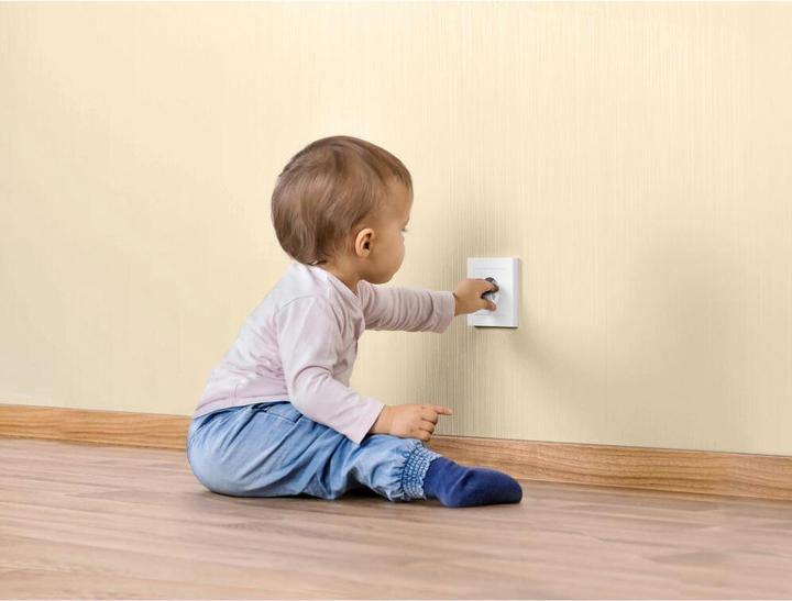 Produktbild Reer Steckdosenschutz, schraubbar, weiss, 20 Stück