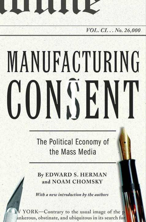 Produktbild manufacturing consent (Englisch, Edward S. Herman, Noam Chomsky, 2002)