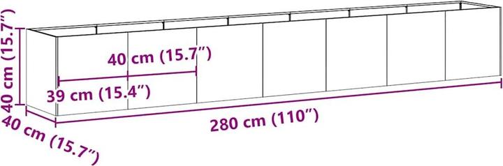 Produktbild vidaXL Pflanzkübel