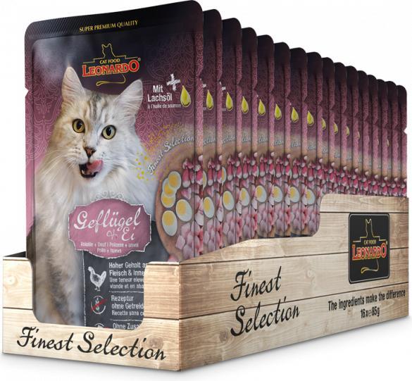 Image du produit Leonardo Cat Food Menu en sachet fraîcheur (Adulte, 1 pcs, 85 g)