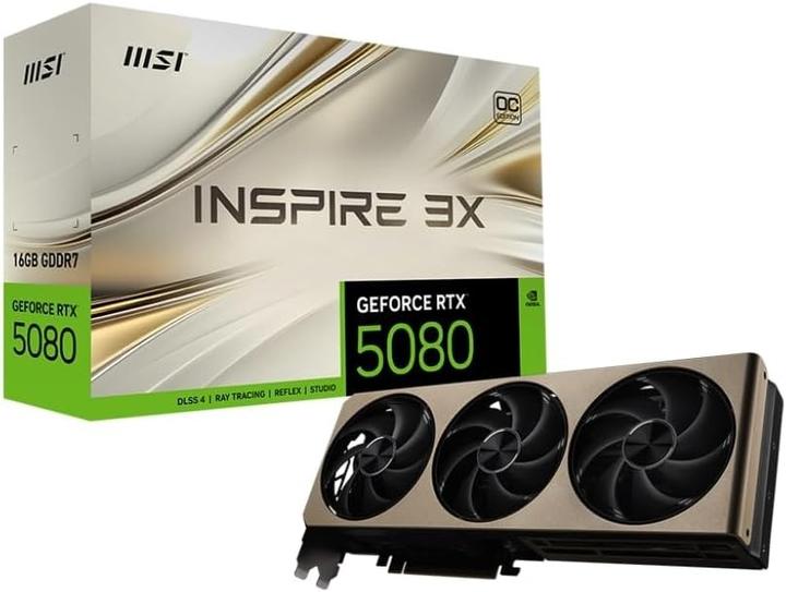 Produktbild MSI RTX 5080 16GB INSPIRE 3X OC (16 GB)