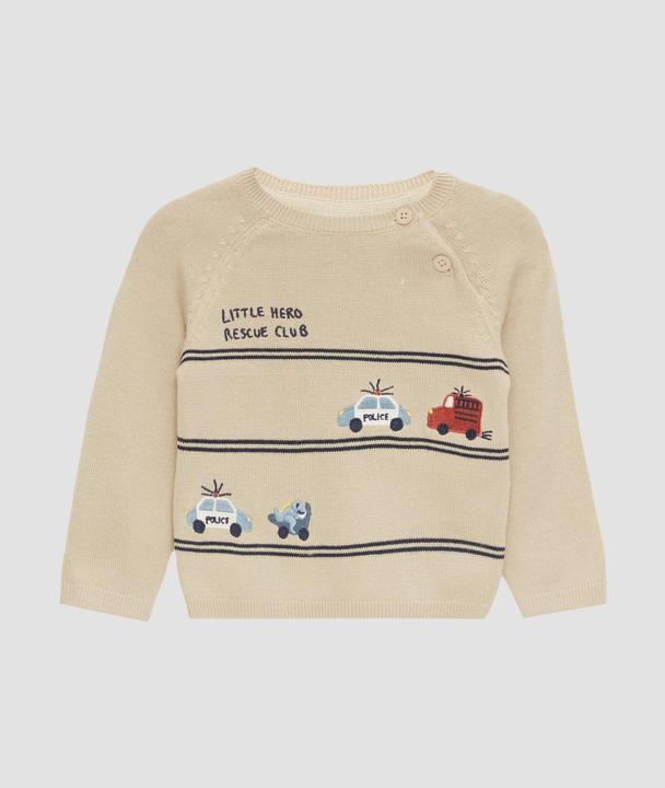 Produktbild s.Oliver Strickpullover Strickpullover mit Auto-Motiven (74)