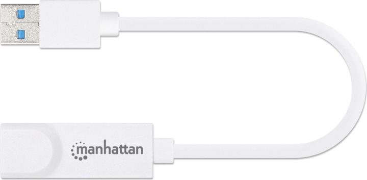 Actual product image Manhattan USB to Ethernet Adapter (USB, RJ45 (1x))
