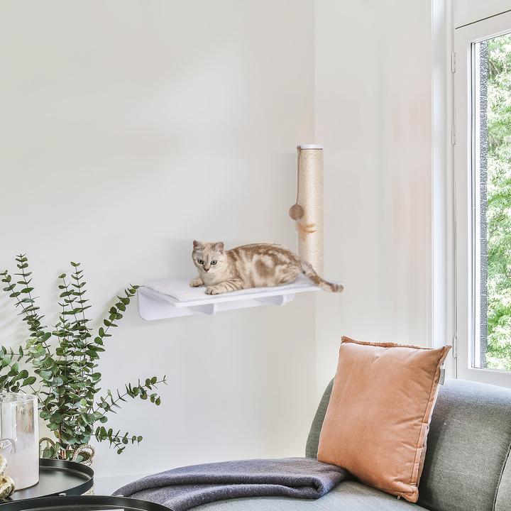 Actual product image PawHut Cat tree for wall mounting (50 cm, White)