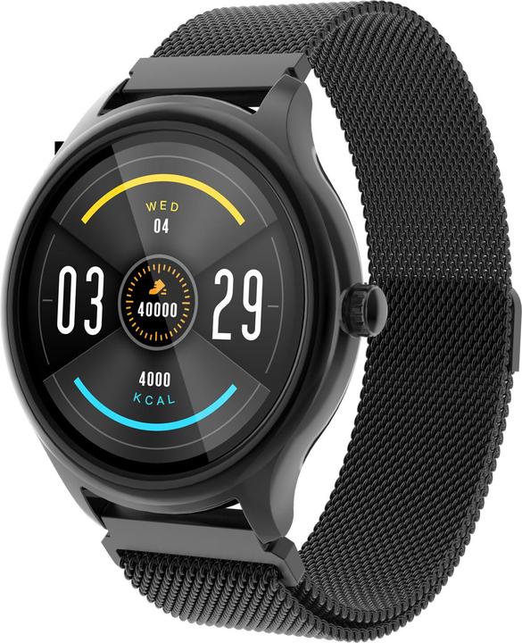 Forever smartwatch ForeVive 3 SB-340 black with bluetooth speaker 3W (35.56 mm)