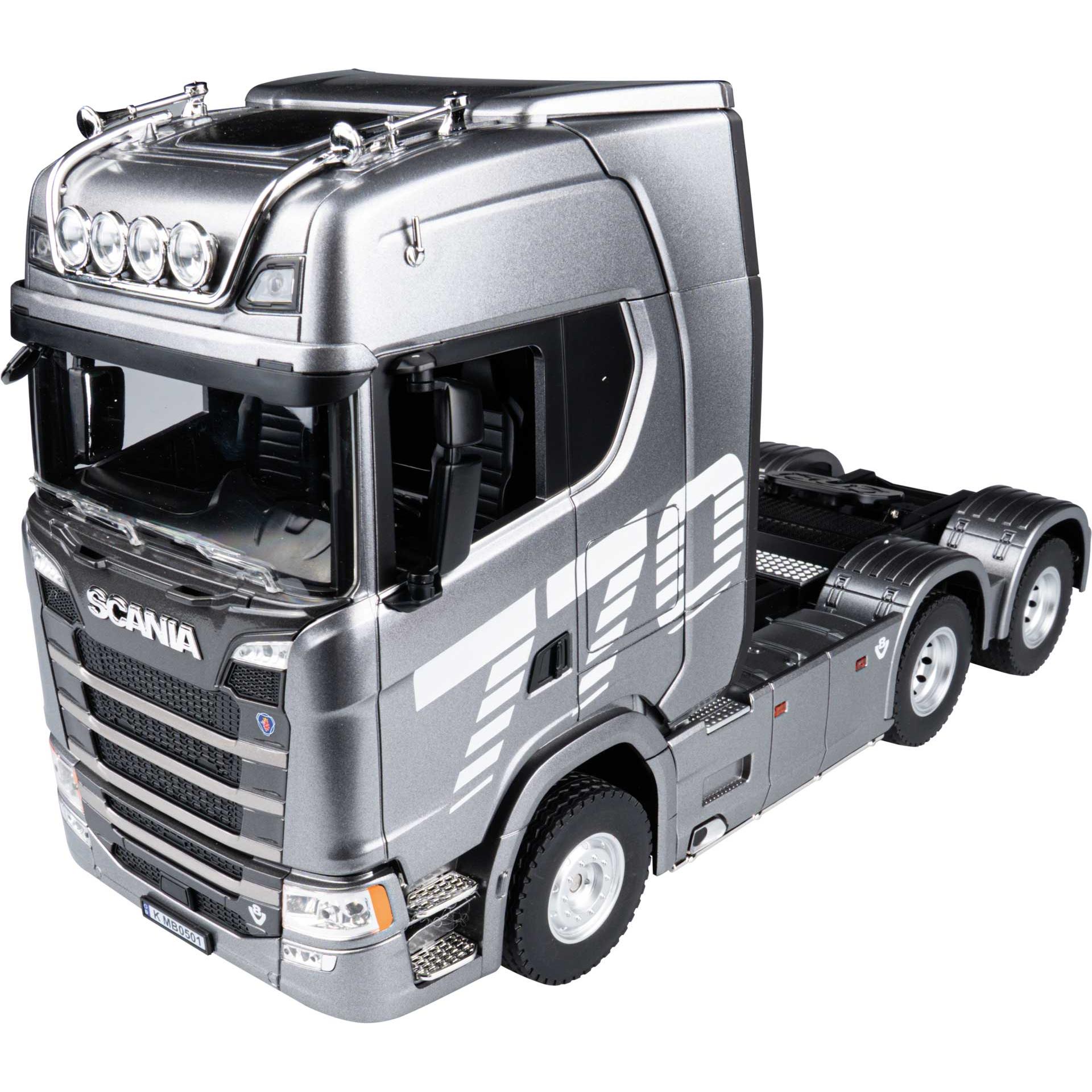Amewi Scania 770 S Zugmaschine 6x4 1:18 RTR silber (RTR pronto all'uso)