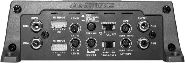 Produktbild Ampire MBM100.4-2G Endstufe, 4x 75 Watt, Class D (2.Generation) (4-Kanal-Verstärker)