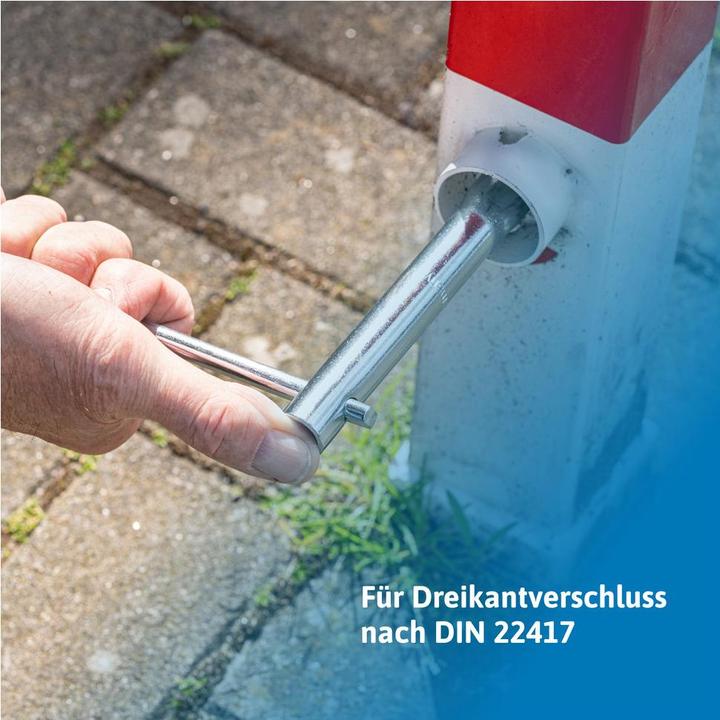 Produktbild Dönges Schlüssel für Absperrpfosten, Economy, Dreikant M12