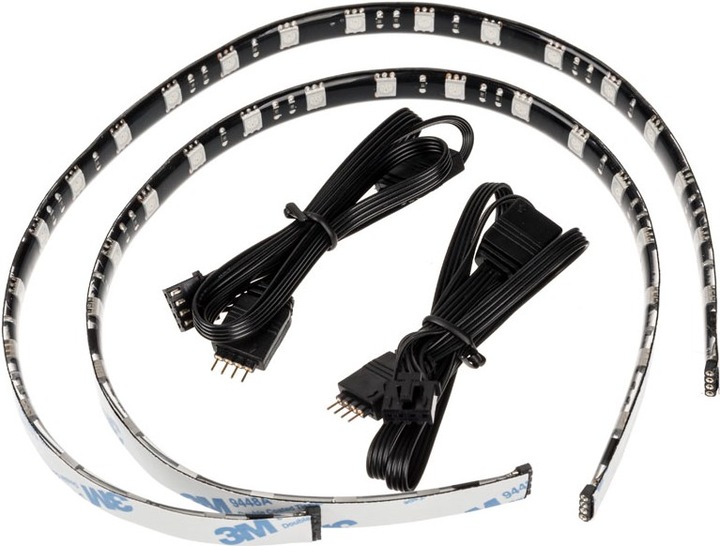 Actual product image BitFenix Alchemy 2.0 Magnetic RGB-LED-strip 2 x 40 cm, 2 x 21 (Multicoloured)