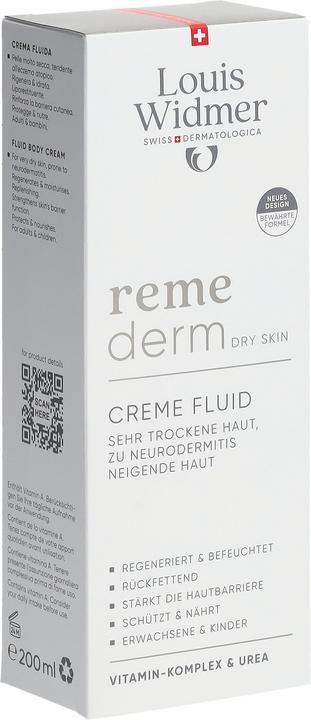 Produktbild Widmer Louis Remederm Creme Fluide parfumiert 200 ml (200 ml, Gesichtsfluid)