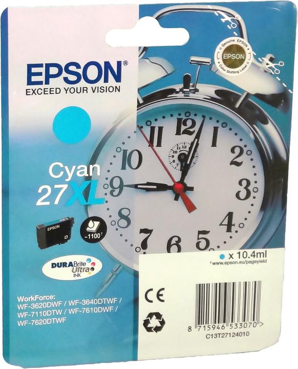Image du produit Epson 27XL DuraBrite Ultra (C)