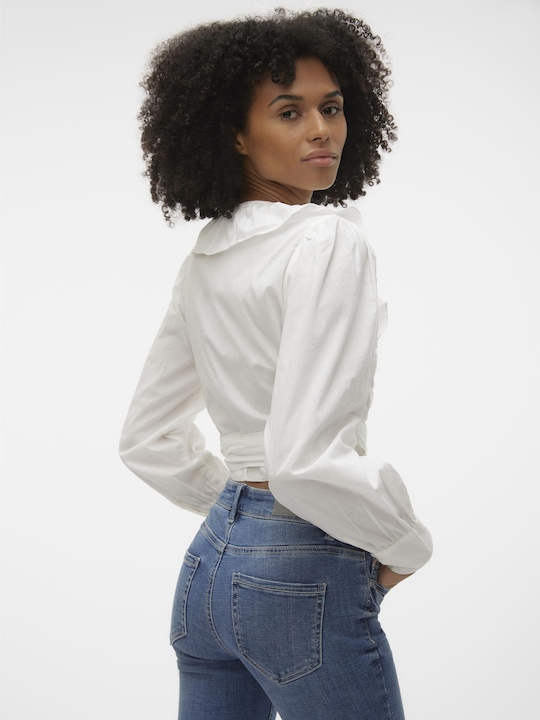 Image du produit Vero Moda Vmnoajane Ls Cropped Wrap Top Top (XL)