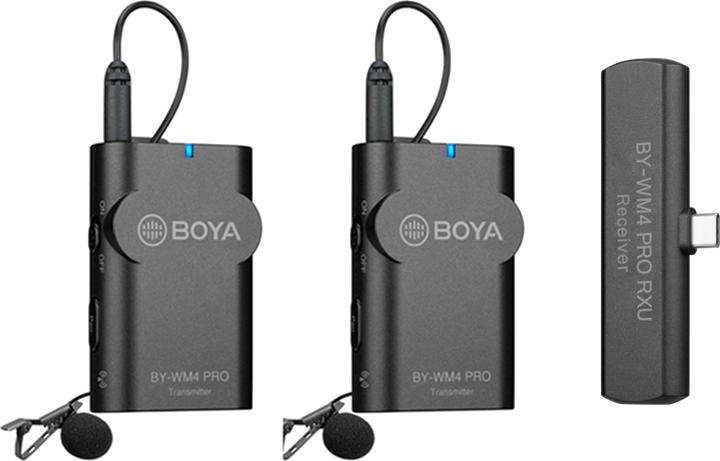 Actual product image Boya Microphone BY-WM4 Pro K6 Lavalier x2 Wireless USB-C