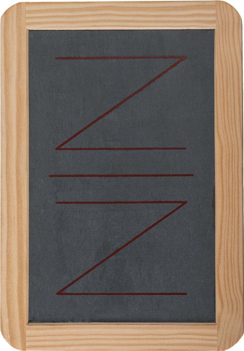 Actual product image AGM Jaseboard Z,Z with wooden frame and natural slate