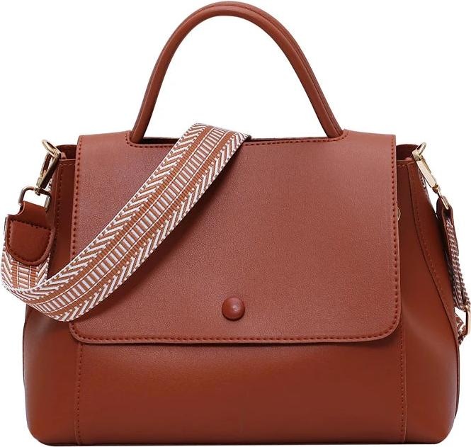 Only-Bags.Store Lässige Big Bags Handtaschen aus einfarbigem Leder im Designer-Stil