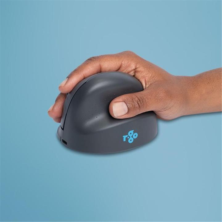 Actual product image R-Go Tools R-Go He Basic Medium Ergonomic Mouse Right-Handed Bluetooth (Wireless)