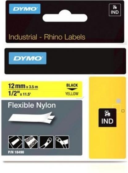 Produktbild Dymo RhinoPRO Flexible Nylon (1.20 cm, Gelb)