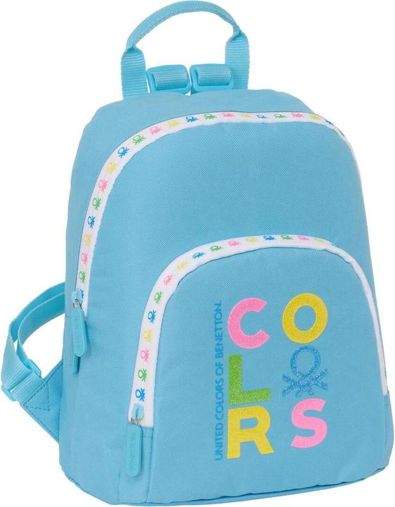 Actual product image Benetton Backpack Spring Mini Celeste 25 x 30 x 13 cm