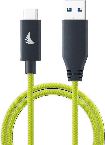 Produktbild Angelbird USB-A to C 3.2 Solid Flex Cable Lime 32 cm / 1 ft (0.32 m, USB 3.2 Gen 2)