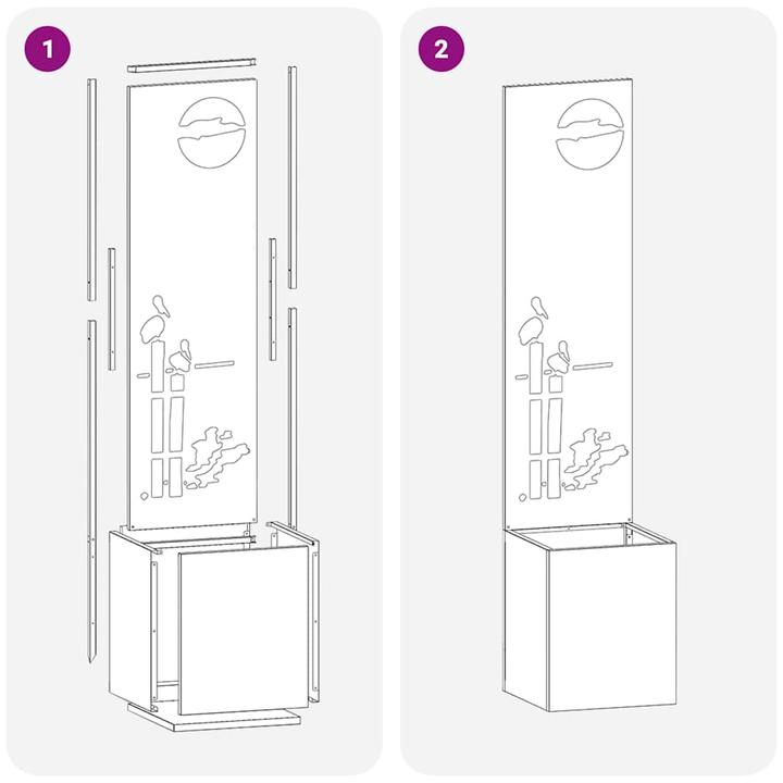 Produktbild vidaXL Gartensichtschutz (32 cm)