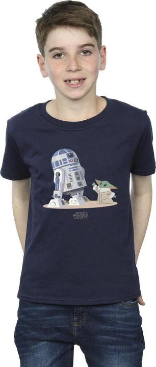 Produktbild Star Wars The Mandalorian R2D2 And Grogu TShirt Jungen (152, 158)