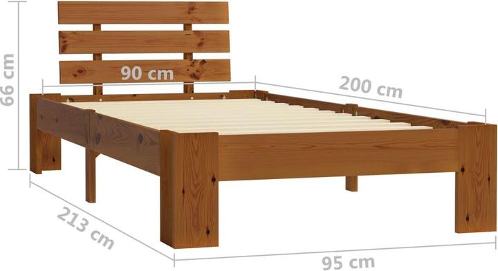 Image du produit vidaXL Bettgestell (90 x 200 cm)