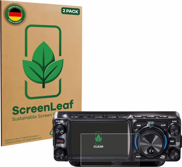 ScreenLeaf Pellicola protettiva, Proteggi Schermo Sostenibili, Clear, Antigraffio