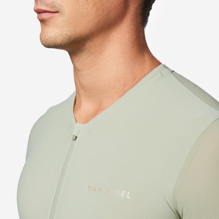Actual product image Van rysel Radtrikot kurzarm Sommer Rennrad EDR Ultra khaki (M)