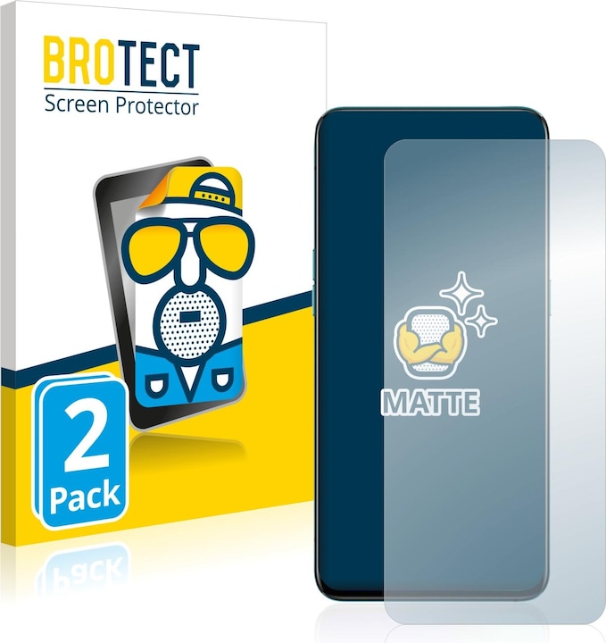 Produktbild BROTECT Entspiegelungs-Schutzfolie Displayschutz Matt (2 Stück, Oppo Reno 10x Zoom)