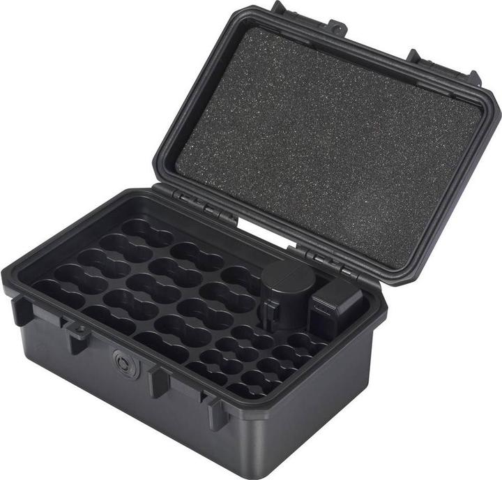 Voltcraft Outdoor Akku-/Batteriekoffer 58x Mignon (AA), Micro (AAA), Mini (AAAA