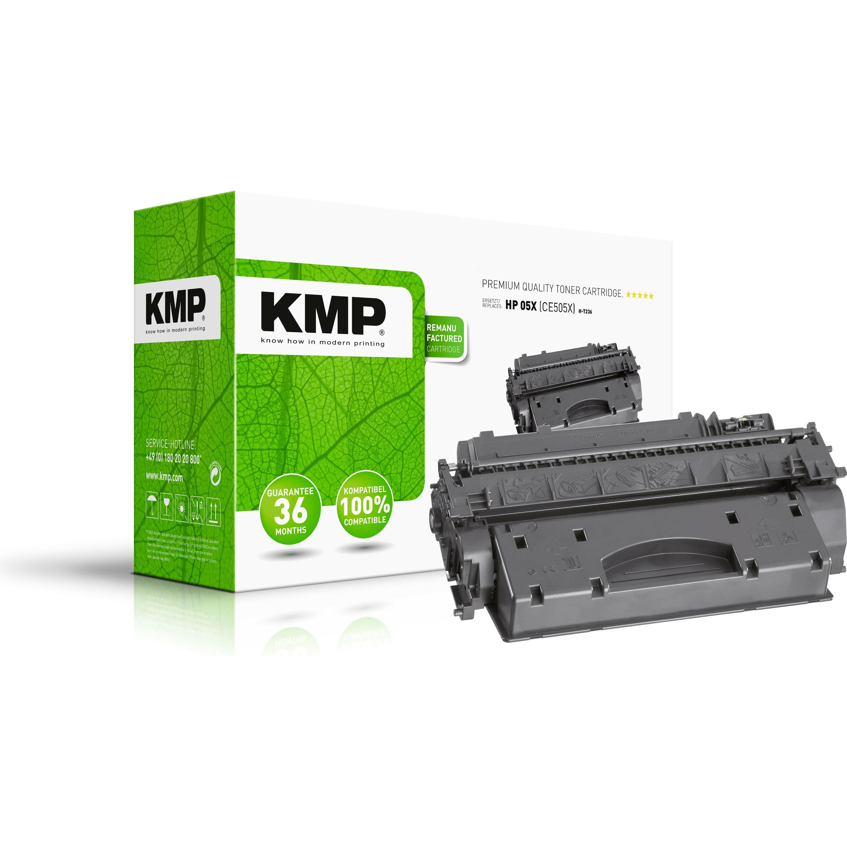 KMP, Toner, Toner ersetzt HP05X (CE505X) (BK)
