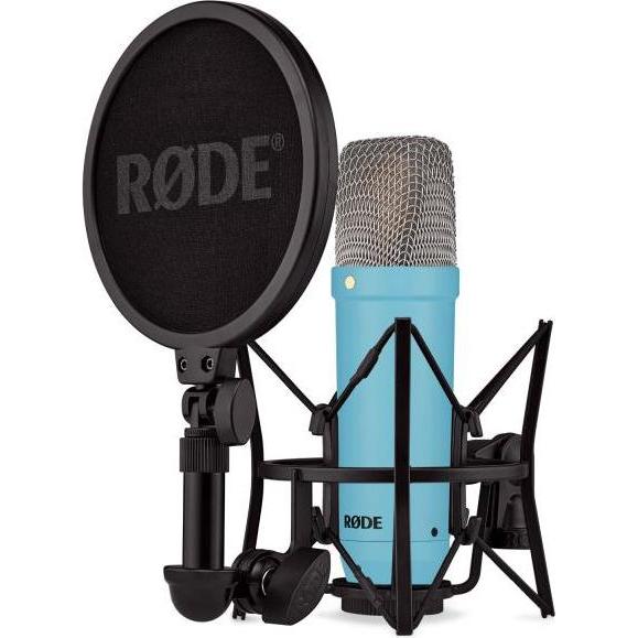 Thumbnail - RØDE NT1 Signature Blue Mikrofon Blau mit Popschutz, Mikrofon