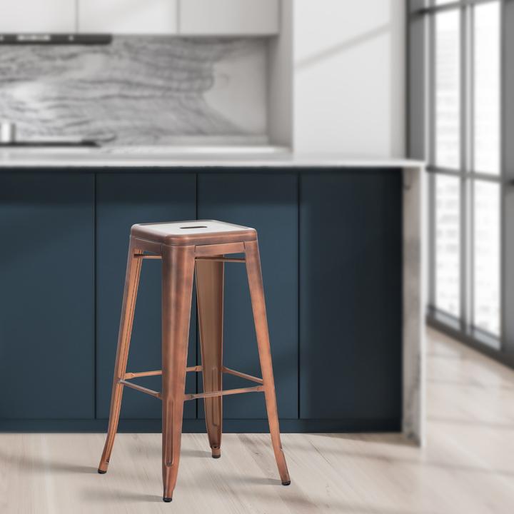 Actual product image CLP Joshua bar stool, copper