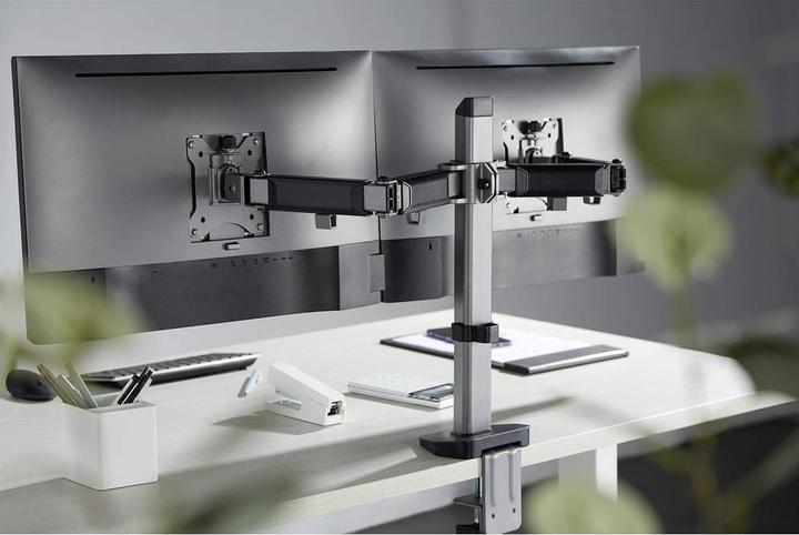 Image du produit myWall Support de table entièrement mobile pour 2 écrans plats (Tables, 32", 9 kg)