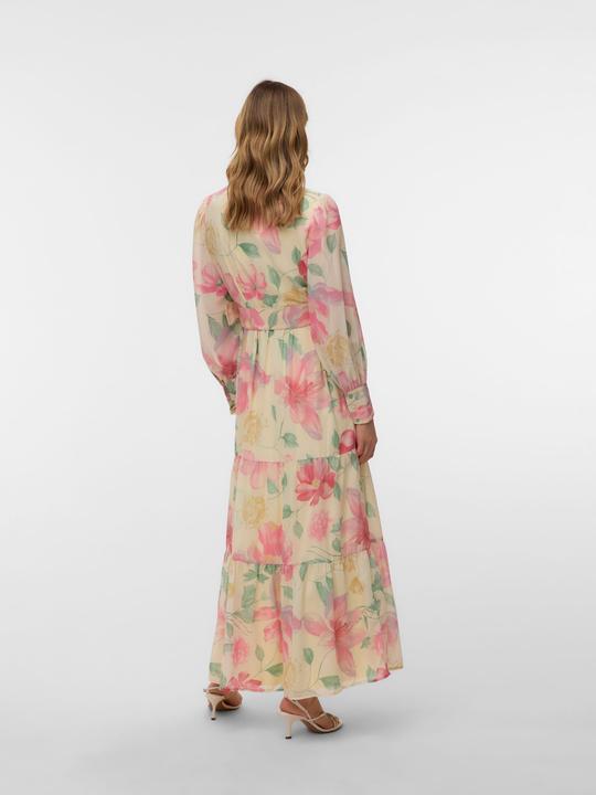 Produktbild Vero Moda AWIRIS Langes Kleid Hemdblusenkleid (M)