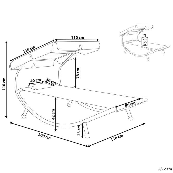 Produktbild Beliani Terno (200 cm)