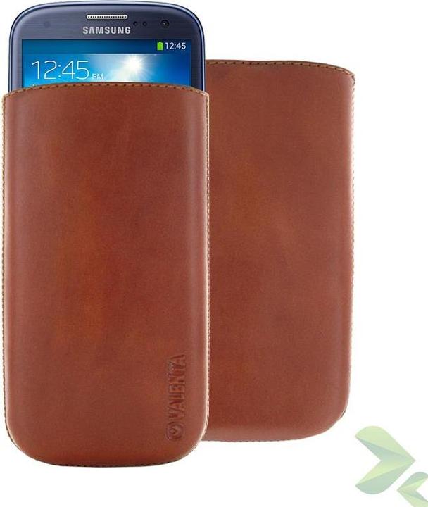 Produktbild Valenta Valencia Pocket Classic Valencia - Redhead Samsung Galaxy S4/s Iii, Htc One und mehr (Braun) (Blackberry Q10, Nokia Lumia 925, Nokia Lumia 900, Alcatel One Touch Fire, Acer Liquid S1, Samsung Galaxy Nexus, Samsung Galaxy S4, Huawei Ascend G510, Blackberry Z10, Optimus 4X HD, Sony Xperia T, Samsung Galaxy Core 2, Sony Xperia Z, Samsung Galaxy S III)