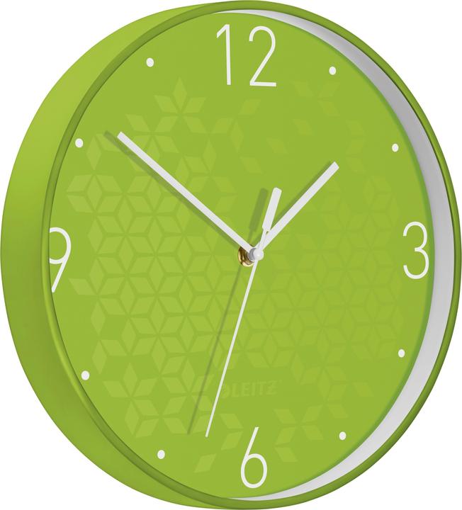 Leitz Horloge murale WOW 29cm 90150054 vert (29 cm)