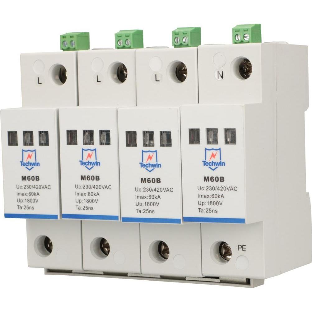 Extralink, Überspannungsschutz, M60B4 Ogranicznik przepięć 4P 3F 60kA max prąd udarowy