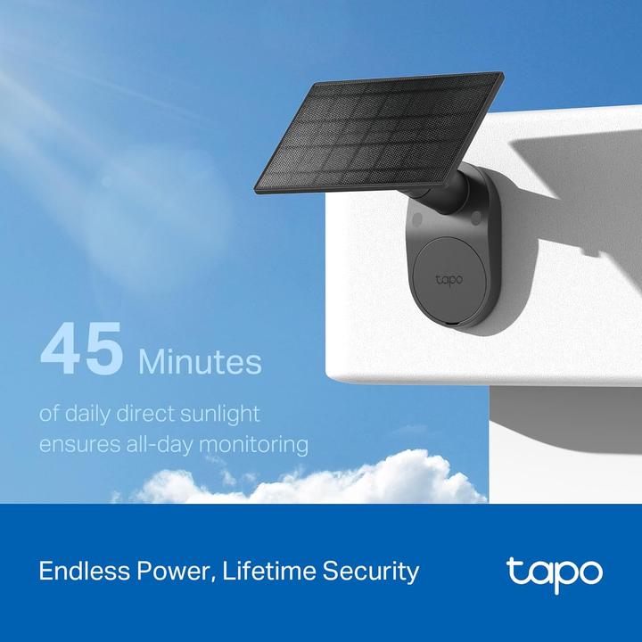 Produktbild TP-Link Solar-Überwachungskamera-Set Tapo C411 Kit