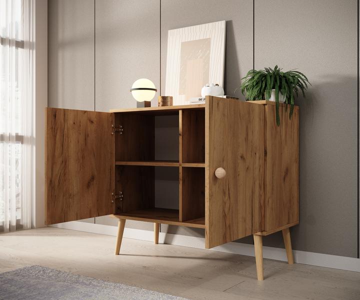Image du produit ADRK Furniture Kommode Deri (100 x 42 x 85 cm)