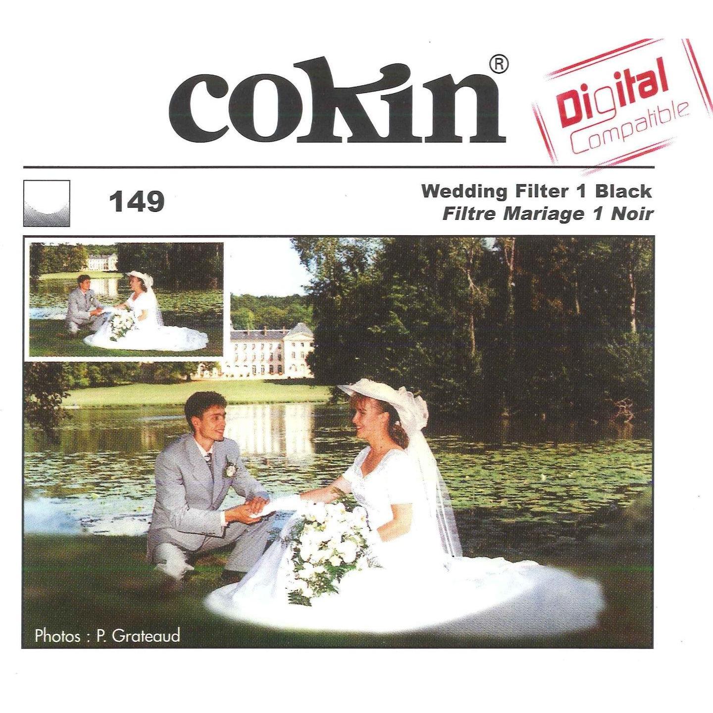 Cokin Filter P149 Hochzeit 1 (84 mm, Weichzeichnungsfilter), Objektivfilter, Schwarz, Weiss