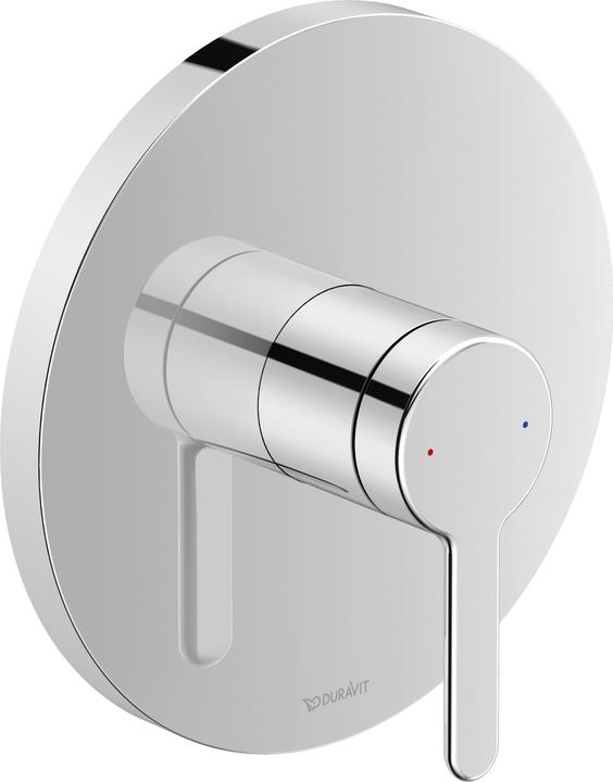 Produktbild Duravit Einhebel-Brausemischer C.1 Unterputz, rund chrom