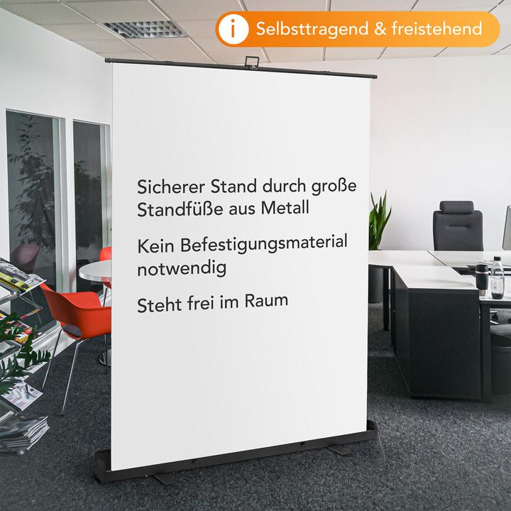 Immagine prodotto Walimex pro Pannello roll-up sfondo bianco 165x220 (176.50 cm, 15 cm)