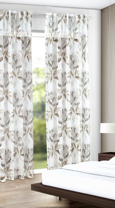 Actual product image Sehlbach Fertiggardine All-over-Blumenprint (245 x 135 cm)