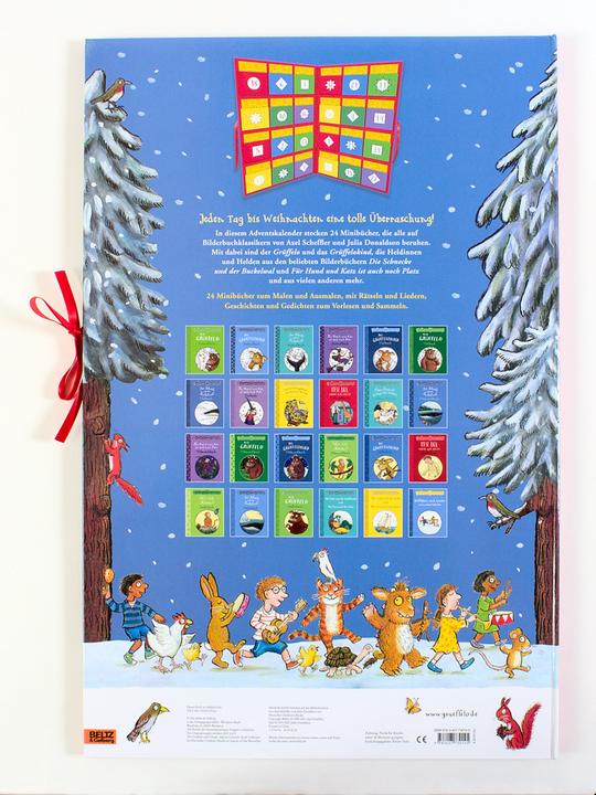 Produktbild Der Grüffelo und seine Freunde. Adventskalender mit 24 Minibüchern